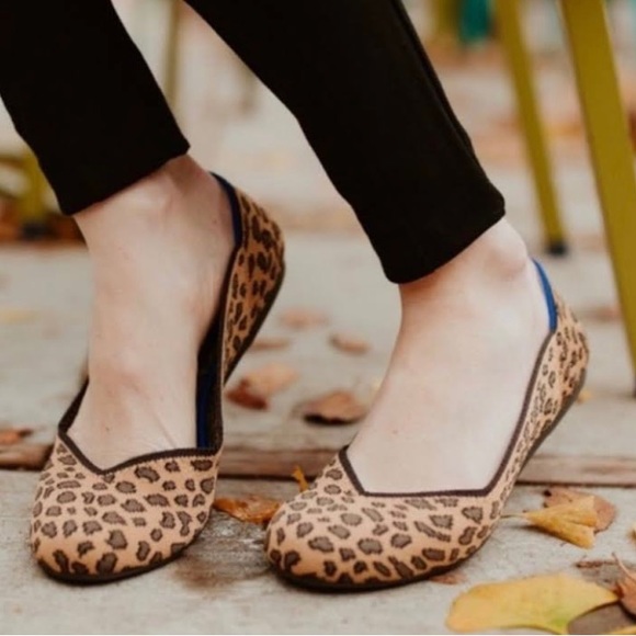 Rothy’s, size 9, leopard print flats - Picture 1 of 9